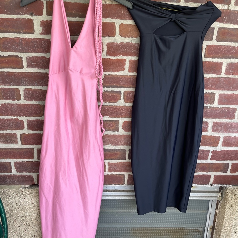 Dresses pink and black size small 2 for $15